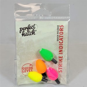 Perfect Hatch Quick Release Strike Indicators - Medium Pear Shape 4 Pack