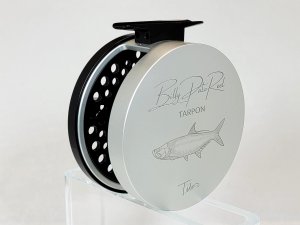 Tibor Billy Pate Tarpon Fly Reel w/ Tarpon Engraving - Left Hand - Free Fly Line