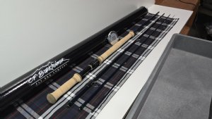CF Burkheimer 8115-4 Spey Rod  - Classic Finish -  In Stock & Free Fly Line