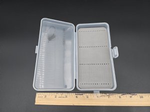 GFS Logo Fly Box - Poly Fly Box with Gray Liner
