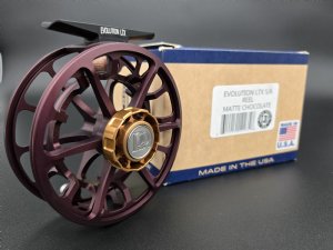 Custom Color Matte Chocolate - Limited Edition Ross Evolution LTX Fly Reel