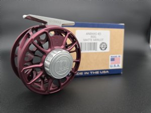 ross animas fly reels - Matte Merlot