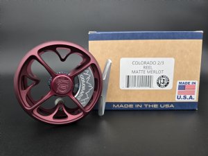 Ross Colorado Fly Reel - Matte Merlot