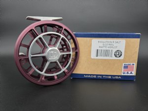 Custom Color Matte Merlot - Limited Edition Ross Evolution R Salt Fly Reel