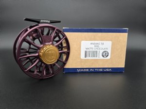 ross animas fly reels - Matte Chocolate