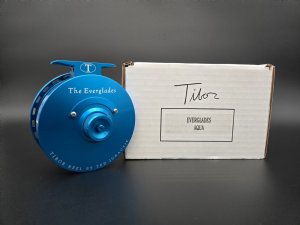Tibor Everglades Fly Reel - Color Aqua - Free Fly Line - In Stock