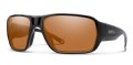 Smith Castaway - Black w/Techlite Polarchromic Copper Mirror