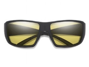 Smith Guides' Choice - Matte Black w/ ChromaPop Glass Polarized Green Mirror