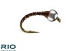 Tungsten Zebra Midge - Brown