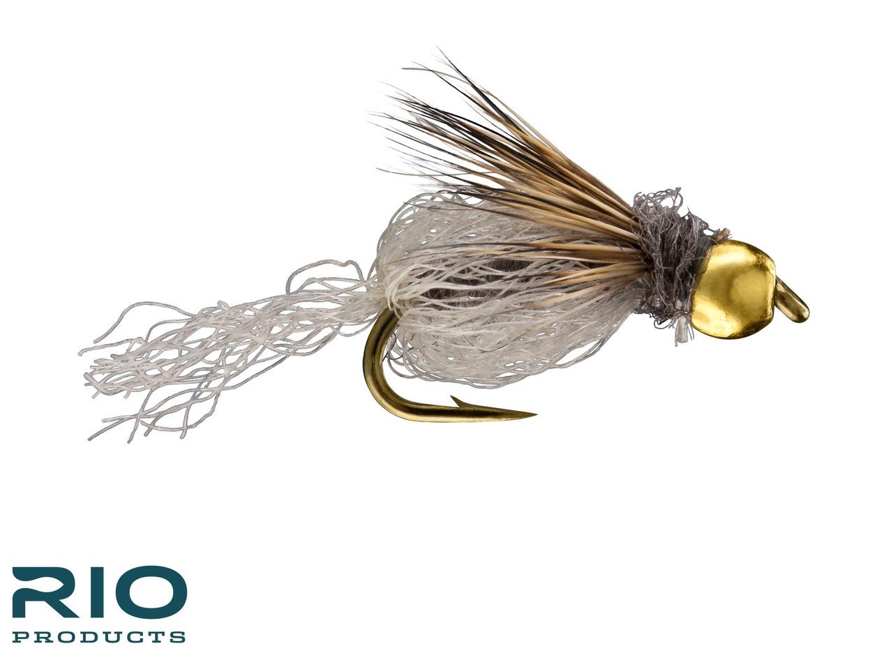 RIO BH Caddis Sparkle Pupa - Gray