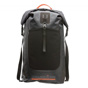 Grundens Bootlegger Roll Top Backpack 30L - Black