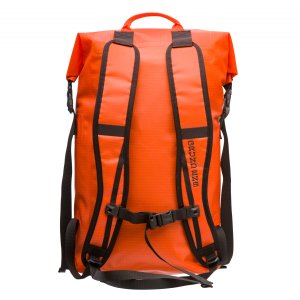 Grundens Bootlegger Roll Top Backpack 30L - Red Orange