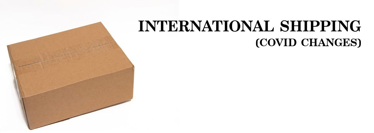 international shipping - covid changes