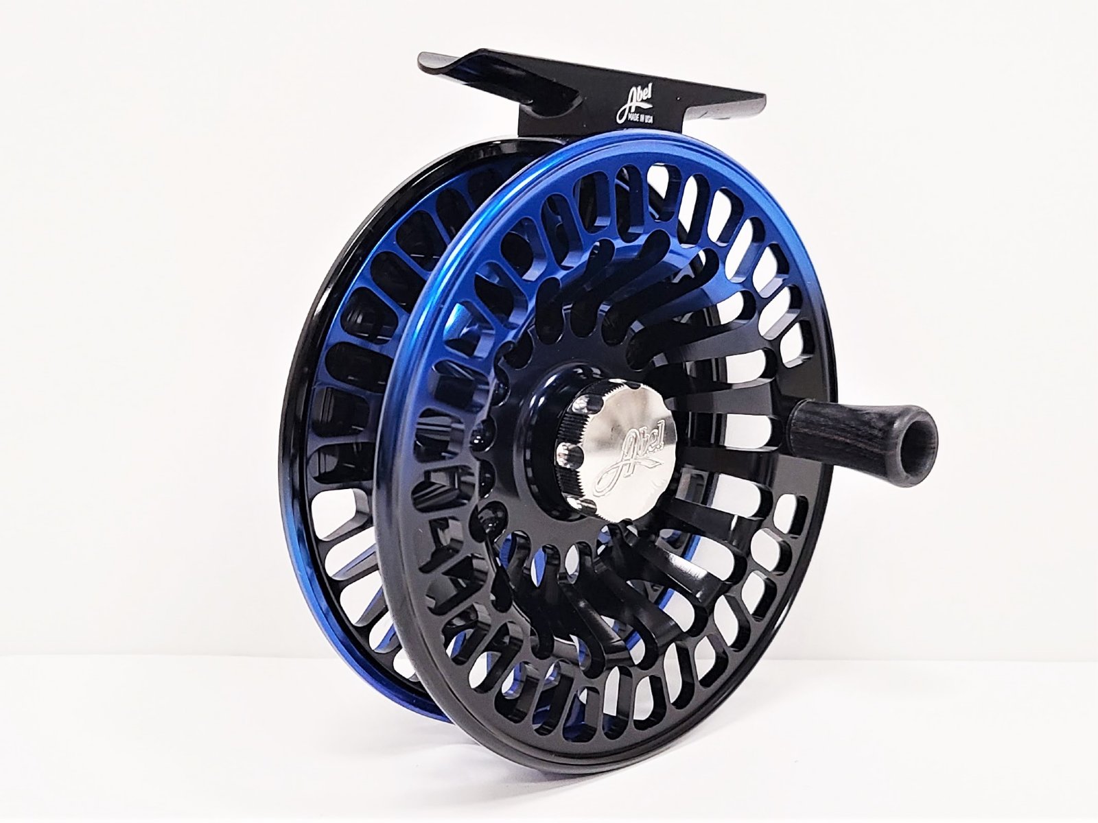 Abel TR Fly Reel - 5/6 Black Blue Fade - in Stock