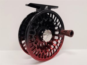 Abel TR Fly Reel - 4/5 Black Red Fade