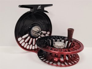 Abel TR Fly Reel - 4/5 Black Red Fade