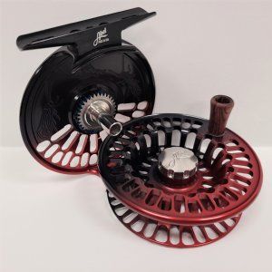 Abel TR Fly Reel - 4/5 Black Red Fade