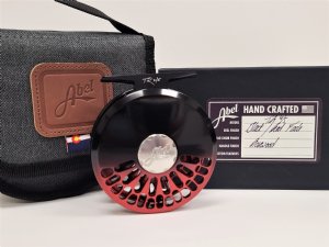 Abel TR Fly Reel - 4/5 Black Red Fade