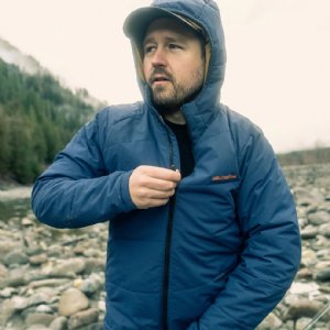 Grundens Turbulence insulated Hoody - Navy Strength