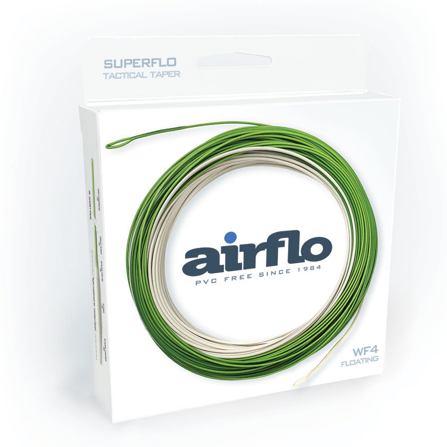 AIRFLO SUPERFLO UNIVERSAL TAPER WF-3-F #3 WT FLOATING FLY LINE IN OLIVE CHART 
