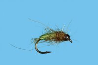 Solitude BH Deep Six Caddis Pupa - Chartreuse