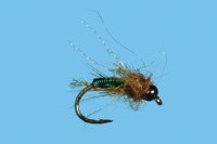 Solitude BH Deep Six Caddis Pupa - Olive