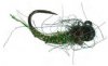 B Smo's Jigged Caddis Larva Olive - Size 16