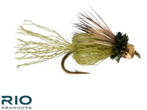 RIO Caddis Sparkle Pupa - This pattern has several design features that work very well in mimicking emerging caddis.