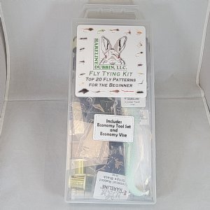 Hareline Fly Tying Material Kit with Economy Tools