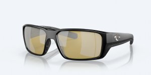 Costa Fantail Pro - Matte Black frame with Sunrise Silver Mirror 580G