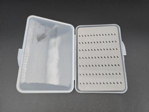 GFS Logo Fly Box - Medium Slim Box Short w/ Teardrop Foam