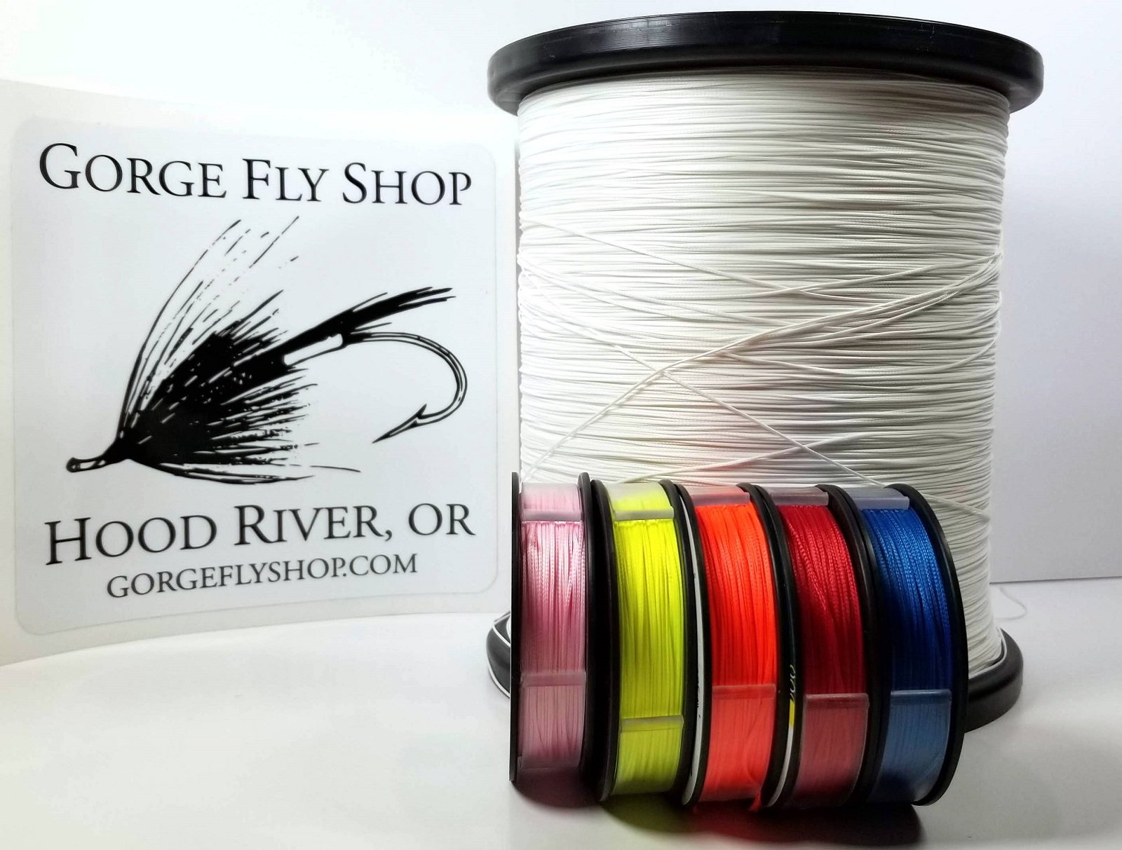 WHITE Orvis DACRON Fly Line Backing 50 to 2500 Yd Spools 20 lb Test 
