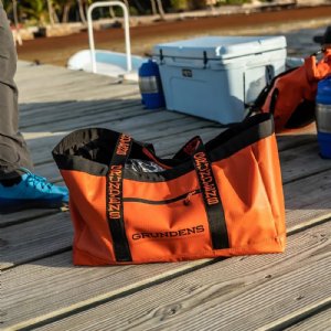 Grundens Gear Hauler 50L Tote Bag - Red Orange