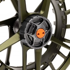 Lamson Hyperspeed F fly reel with large-arbor spool free fly line included KNOB VIEW