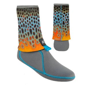 Korkers 3.5mm I-Drain Guard Socks - DeYoung Brown Flank