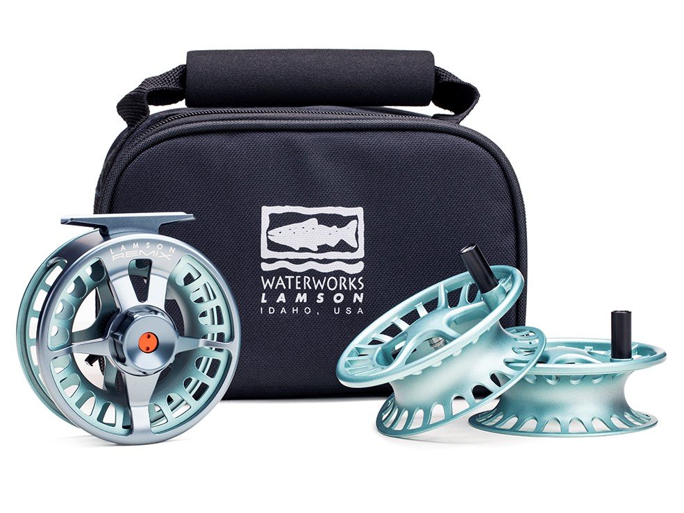 Lamson Remix -3+ Fly Reel 3-Pack Glacier