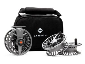 Lamson Liquid S HD Fly Reels - Smoke - 3 Pack