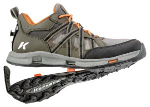 Korkers All Axis Shoe w/ TrailTrac Sole - Green
