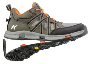 Korkers All Axis Shoe w/ TrailTrac Sole - Green
