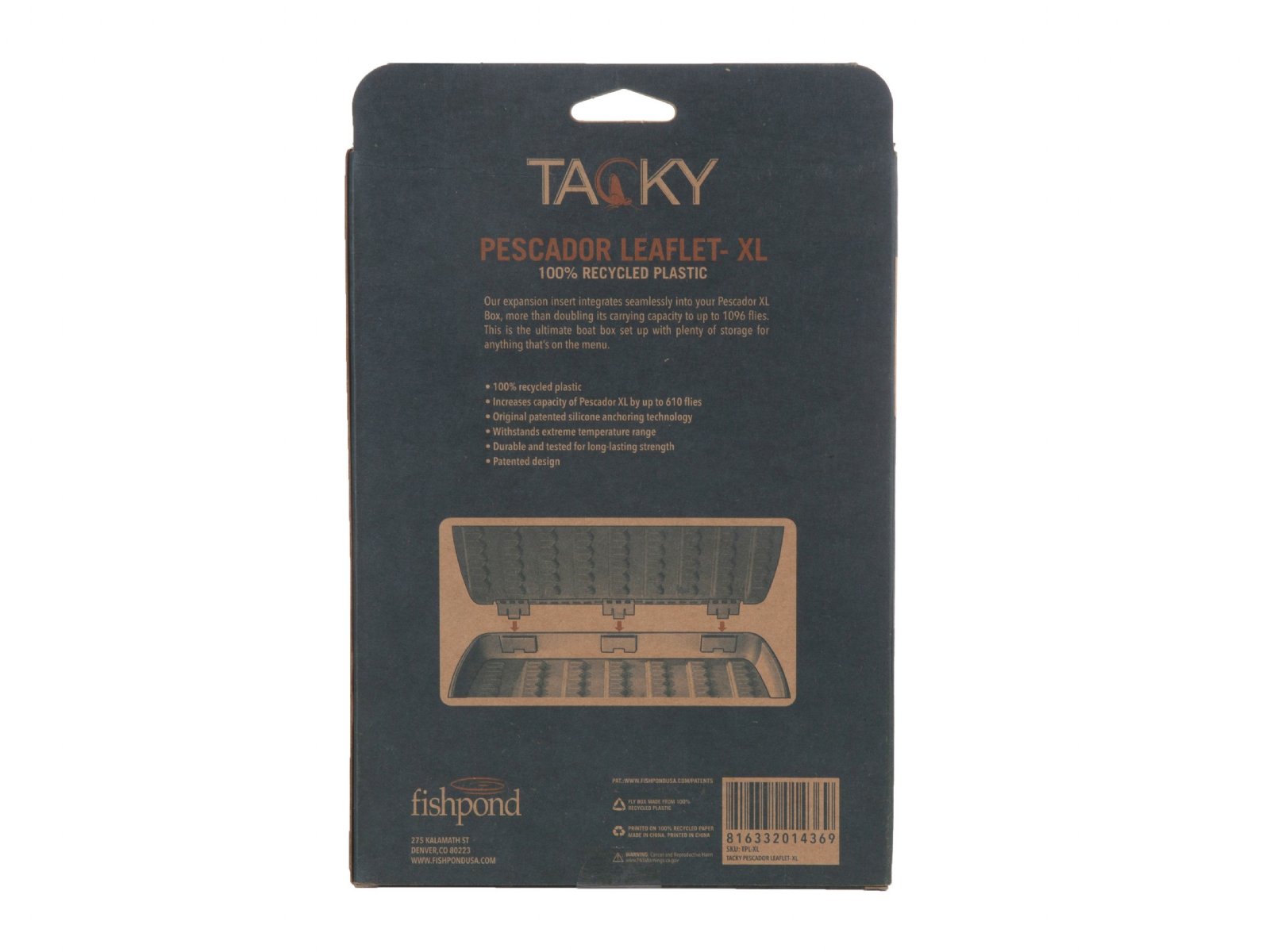 Tacky Pescador - XL Fly Box