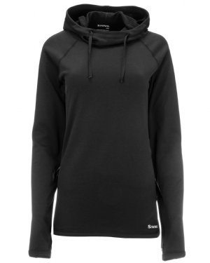 Simms Women's Heavyweight Baselayer Hoody - Black