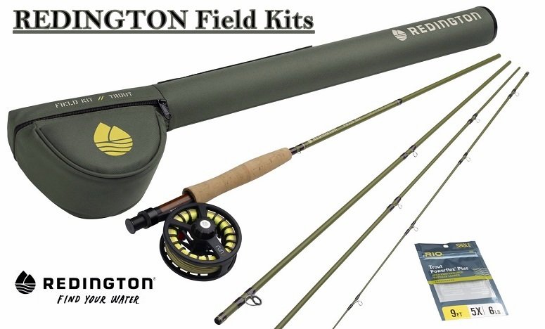 REDINGTON CROSSWATER 4-PIECE ROD AND REEL COMBO