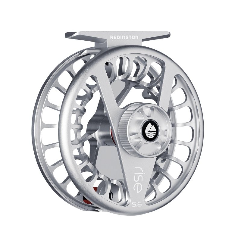 Redington Rise Fly Fishing Reel Lightweight Design Freshwater and Saltwater Large Arbor and Oversized Drag Knob 