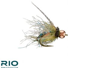 RIO's Hogan Short Shank Caddis - Olive