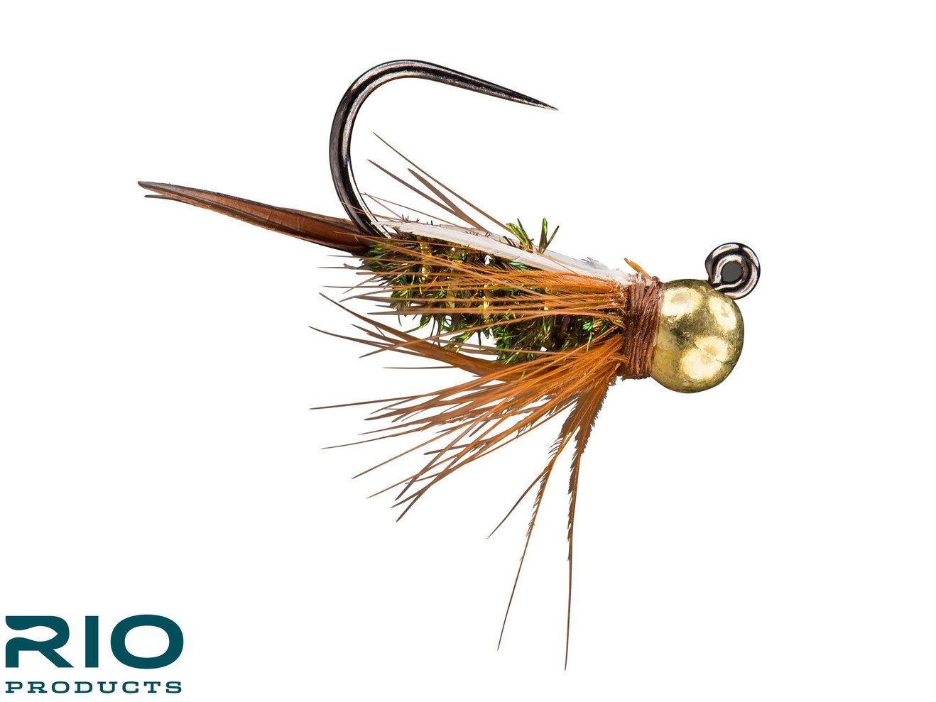 RIO Prince Nymph Jig TB - Peacock