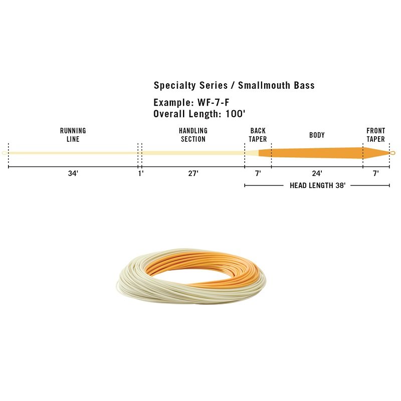 Rio Smallmouth Bass Wf6f Fly Line for sale online 