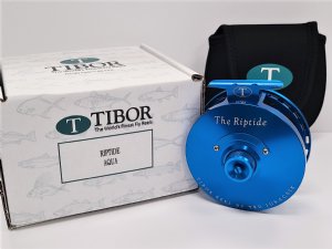 Tibor Riptide Fly Reel - Aqua - Free Fly Line - In Stock