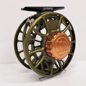 ross animas fly reels - Matte Olive