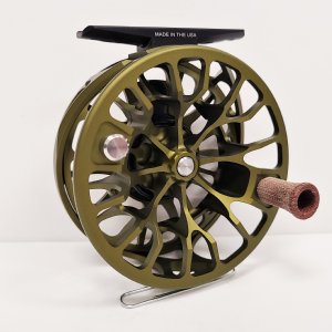 ross animas fly reels - Matte Olive