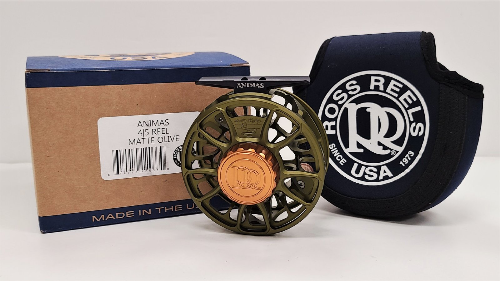 Ross Animas Fly Reels - Matte Olive